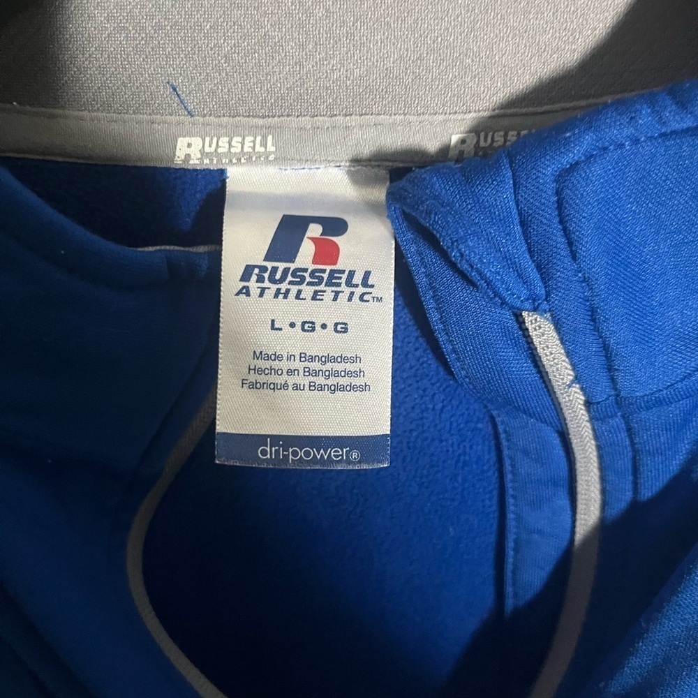 Men’s Blue Russell Kentucky Wildcats Full Zip Up Jacket Size L - Picture 5 of 7